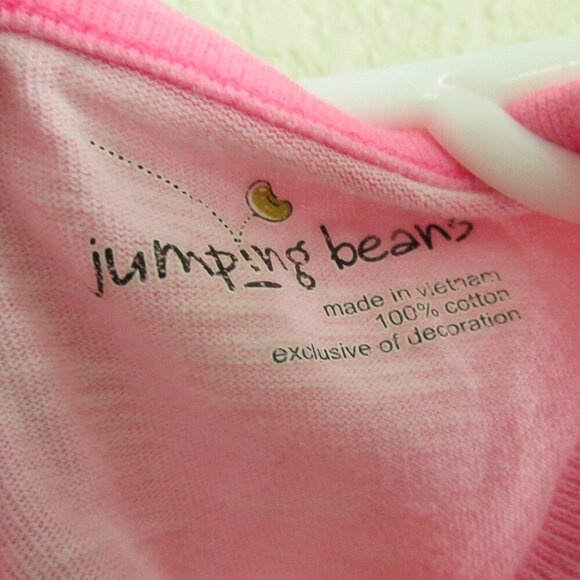 Jumping Beans Pullover T Shirt‎ Toddler Girls Size 18M Pink Short Sleeve Tee Top - Picture 3 of 4